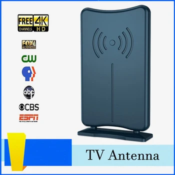 

TV antenna DVB-T2 HDTV, 160-mile receiver with amplifier signal booster, support 4K HD UHF VHF local channels