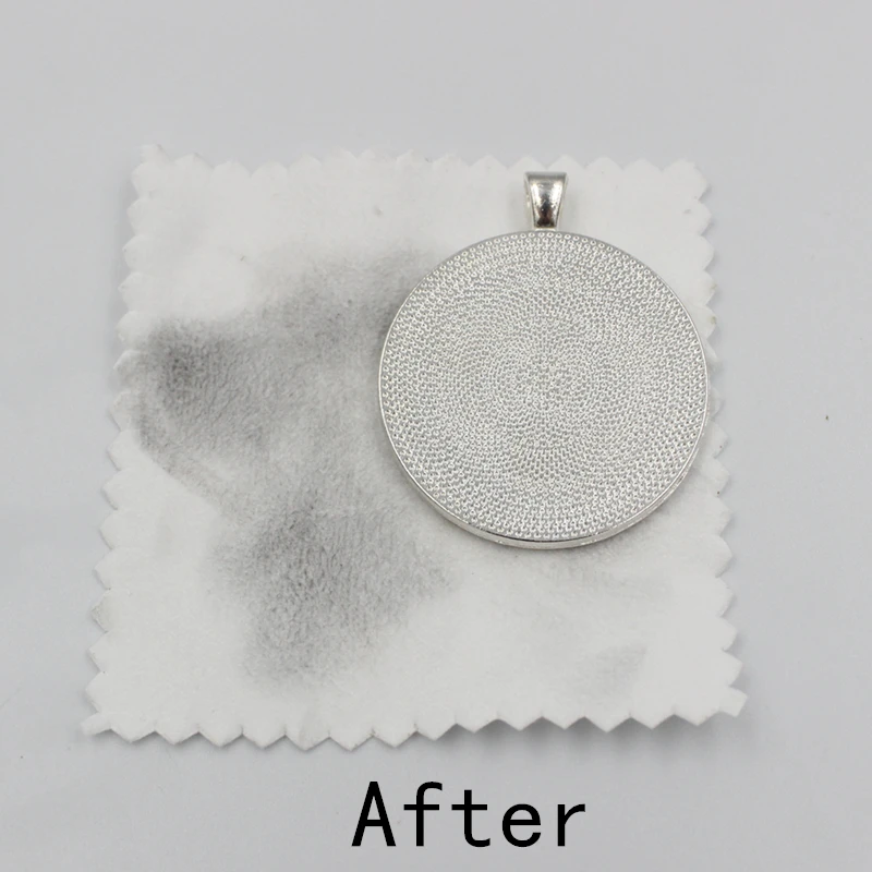 50pcs Silver Polish Cleaner Cloth Handkerchiefs Napkins Wipes for Silverware Jewelry Tool Equipment Making Supplies Handmade