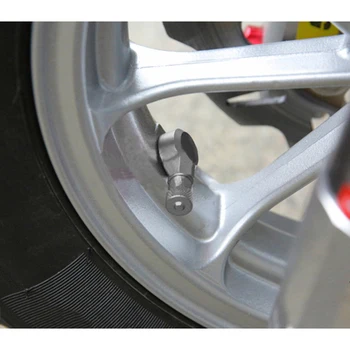 

Silver Tyre Valve CNC 90 Degree angle Wheel Replacement Aluminum Alloy