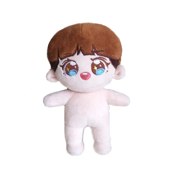 Корея Kawaii Chanyeol плюшевые куклы плюшевая игрушка кукла ручной работы PP Хлопок Плюшевые куклы без одежды мультфильм игрушки вентиляторы подарок - Цвет: Doki