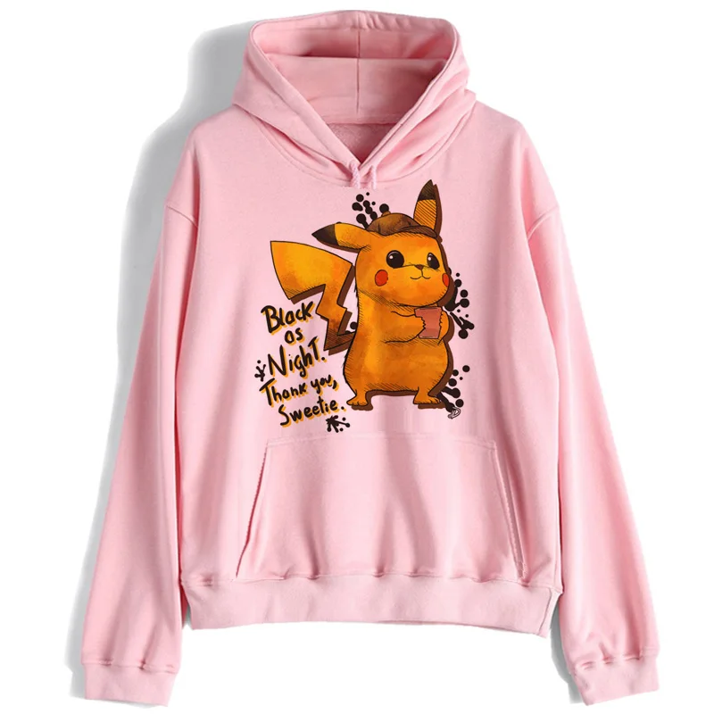 

Pokemon Go Pikachu women hoodies Funny harajuku clothes kawaii Sweatshirt cartoon streetwear Graphic hood female ulzzang hooded