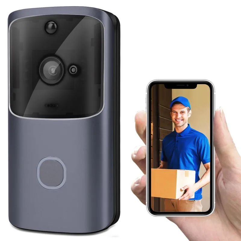 

Smart WiFi Video Doorbell Wireless Home Security Night Vision IP Door Bell Visible Camera Smart WiFi Doorbell Door Intercom