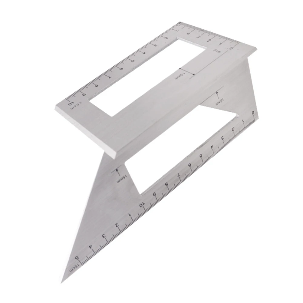 

Woodworking Scribe Mark Line Gauge T-Type Ruler Square Layout Miter 90 Degree Gauge Measuring Gauging Carpenter Angle Gauge