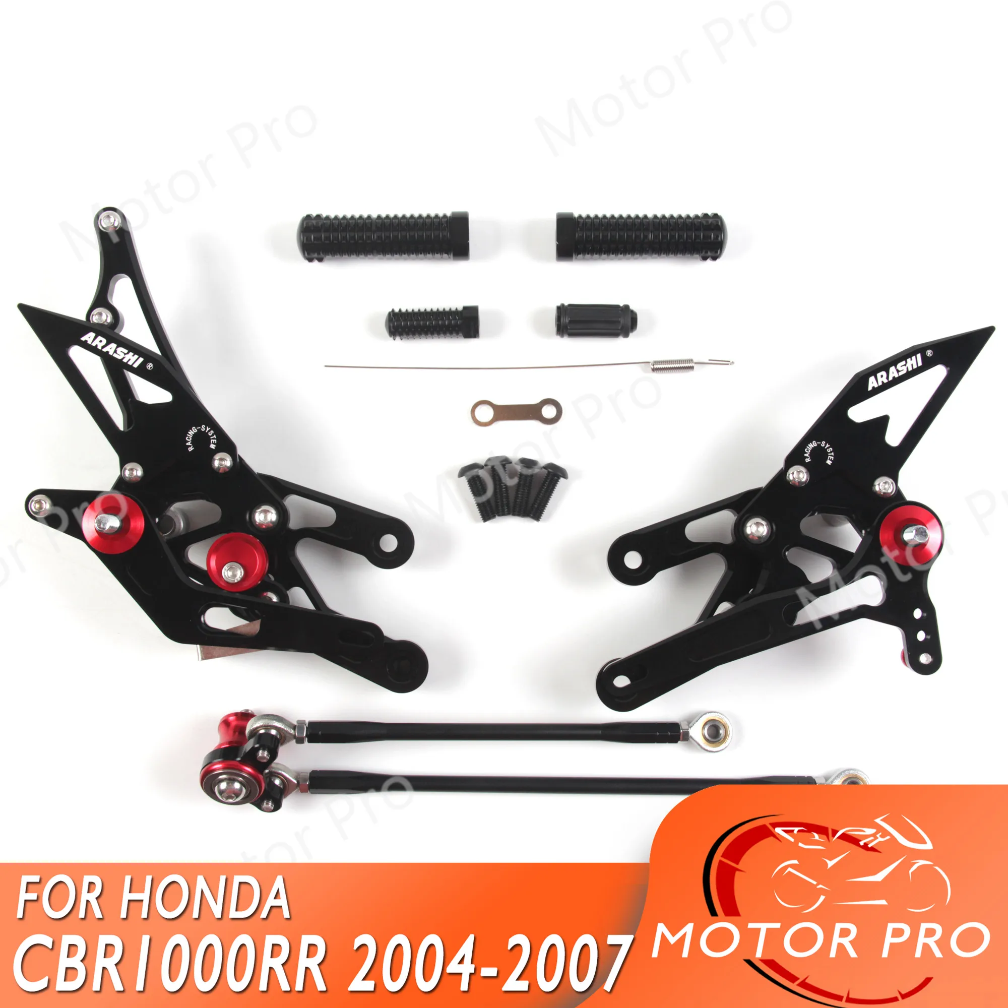 Регулируемые подставки для ног HONDA CBR600RR 2003 2004 2005 CBR 2006 RR подставка мотоцикла