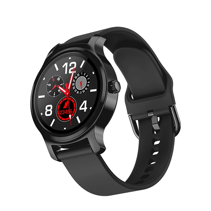 Black silicone R2 Смарт-часы Bluetooth монитор сердечного ритма часы напоминание о звонке музыка Playe фитнес-трекер smartwatch - Цвет: Black silicone
