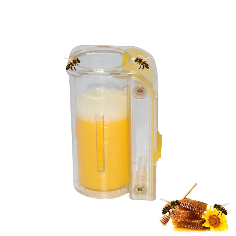 

Garden Beekeeper Queen Bee Catcher Bee Queen Marking Catcher Plastic One Handed Marker Bottle Plunger Plush Beekeeper Tool