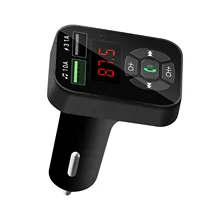 Tops-transmisor FM Bluetooth para coche, adaptador inalámbrico de Radio MP3, Cargador USB 5V-3.1A, accesorios de moda para coche
