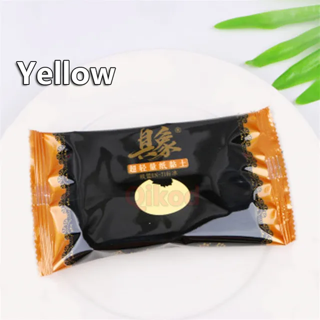 50g Light Clay Air Dry Polymer Plasticine Modelling Clay Super Light DIY Soft Creative Handgum Educational Clay Toy for children 6