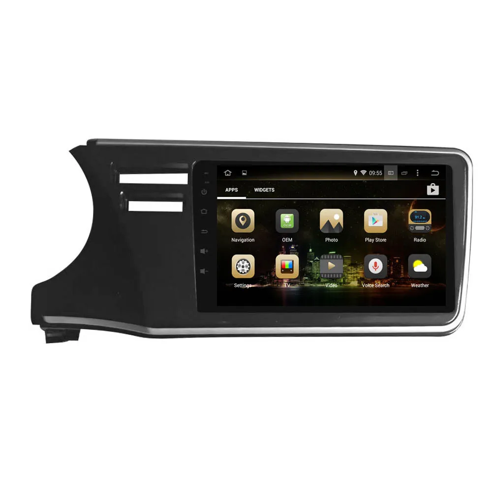Cheap Android 9.0 Octa Core PX6/PX5 Fit HONDA CITY South American 2014 2015 2016 - Car DVD Player Navigation GPS Radio 2