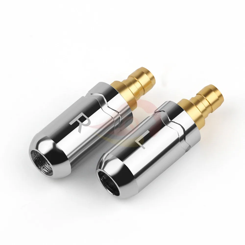 Headphone Jack Adapter For IE400 IE500 IE40pro IE400pro IE500pro HIFI Earphone Pins Audio Plug Wire Connector Black Silver