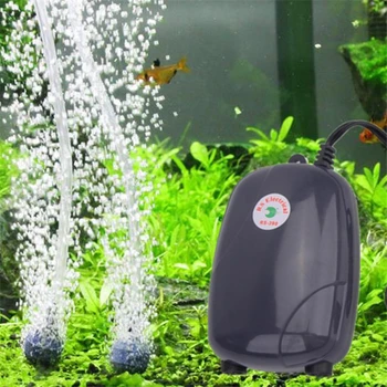 

Aquarium Air Pump Fish Tank Mini Silent Compressor Single Double Outlet Oxygen Pumps Aquariums Aquatic Accessories 220V 3W 5W