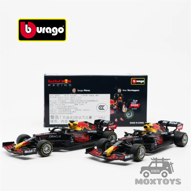Готовый заказ Bburago 1:43 2021 F1 формула Racing Redbull RB16B #11/33 литая машина с бумажной
