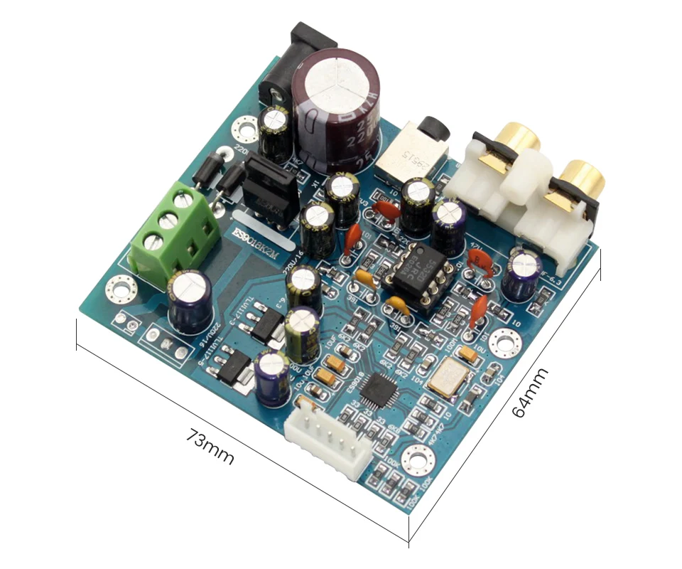 AIYIMA ES9018K2M ES9018 аудио декодер плата DAC ies вход декодирование Op Amp NE5532 DIY динамик домашний кинотеатр