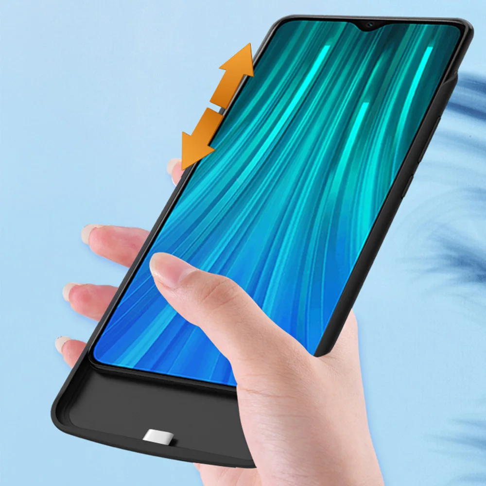 6500 мА/ч для Xiaomi Redmi Note 8, чехол с аккумулятором, чехол для телефона, умный внешний аккумулятор для Xiaomi Redmi Note 8 Pro, чехол для зарядного устройства