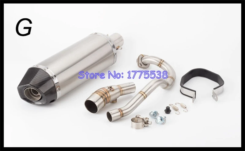 Motorcycle Exhaust Connector Link Pipe for Honda FORZA 300 2018-2020 Motorbike Exhaust Muffler Escape Demper Manifold Front Pipe - Image 5