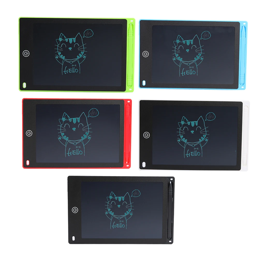 

Portable LCD Writing Tablet Partially Erasing Drawing Board Electronic Notepad Built-In Button Battery Graffiti WordPad