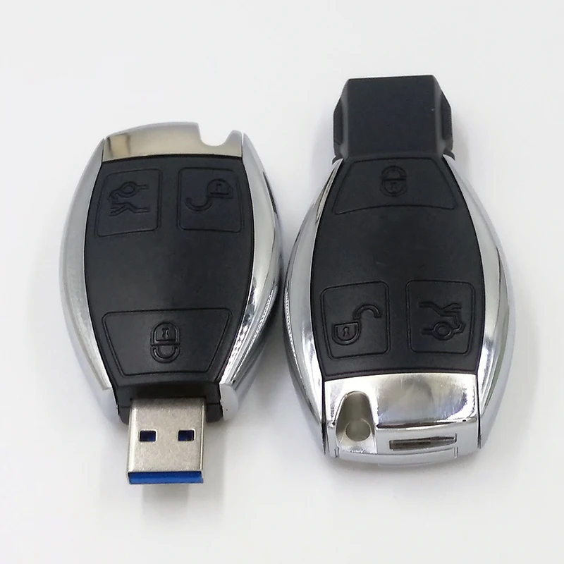 Автомобильный логотип привод 32 GB USB флэш-накопитель 32 Гб автомобиль mercedes benz ключ высокого Скорость Cle USB 3,0 флеш-память USB флешки 3,0