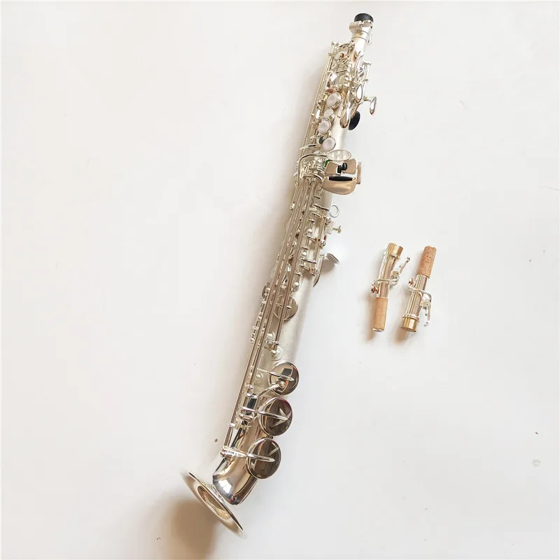 Made in Japan 875 Soprano Saxophone Reference Silvering B-flat Soprano Sax Case Mouthpiece Reeds Neck