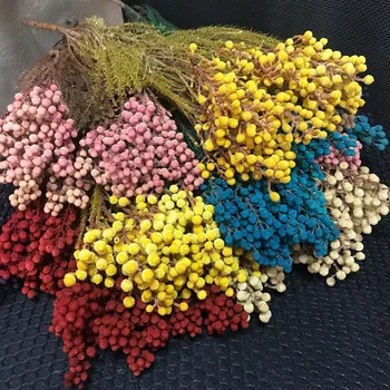 

85-100g Real Dried Natural Fresh Preserved Flowers Coralline,Fleur Eternelle Millet Flower Mini Fruits,Christmas Decoration,Home