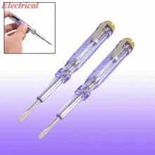 3.5mm Slotted uxcell Voltage Tester Pen AC Circuit Tester Screwdriver Detector Electric Test Pen 100-500V 