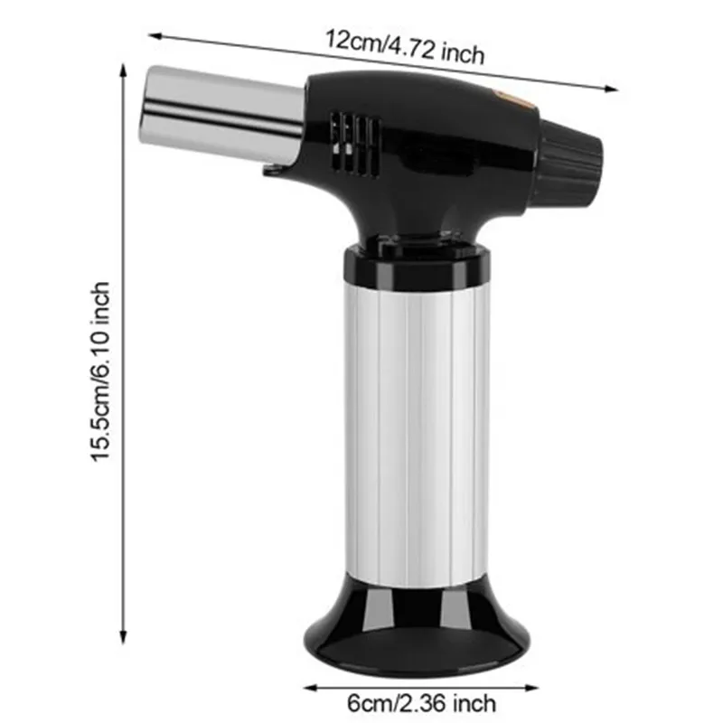 Кухонный выдувной фонарь, зажигалка многоразового использования, регулируемая Зажигалка факела с защитным замком для самостоятельной выпечки, шеф-повара, фонарь для приготовления пищи