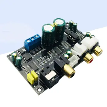 

HIFI CS8416+CS4398 24Bit 196KHz Chip Coaxial Optical Fiber DAC Decoder Board