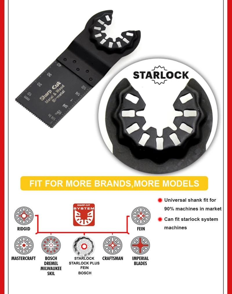 bimetal starlock saw blade 9