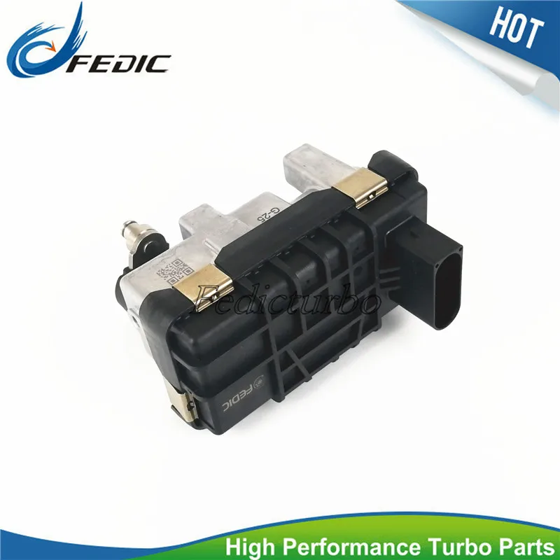 

Turbocharger electronic actuator G-25 767649 6NW009550 GTB1749VK 778400 for Jaguar XF Land Rover Discovery IV 3.0 Lion V6 left