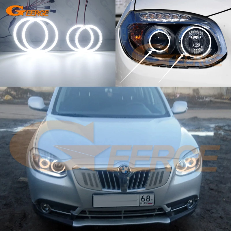 Для Brilliance V5 2011 2012 2013 2014 Отличный ультра яркий SMD светодиодный комплект колец