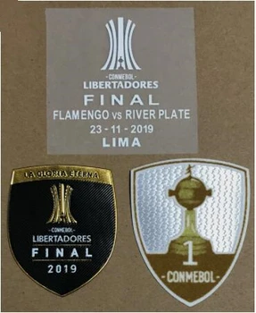 

2019 Flamengo FINAL COPA LIBERTADORES PATCH SET 2019 CONMEBOL LIBERADORES Final Match Details + TROPHY 1 and TROPHY 2 patch
