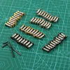10Pieces M4 Nut Flat Hex Head screws For DIY Knife handle Making material Fastener Bolt Rivets Scale Screws ► Photo 1/6