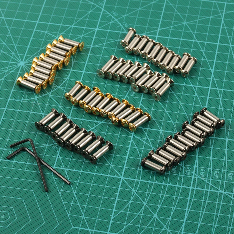 10 шт. винты с плоской шестигранной головкой M4 для ручного изготовления ножей