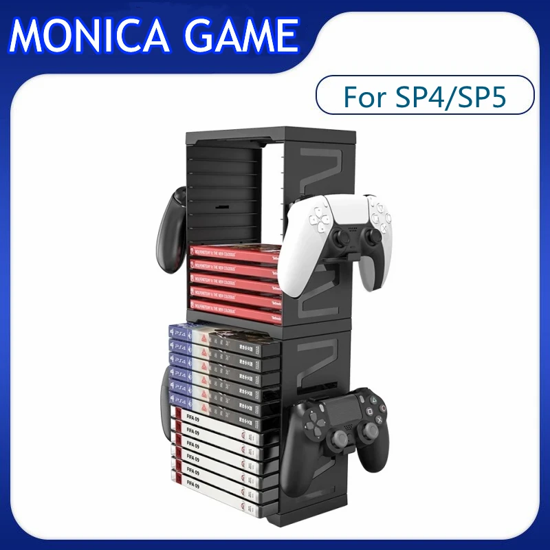Для PS5 PS4 Многофункциональная подставка для хранения контроллера игровая