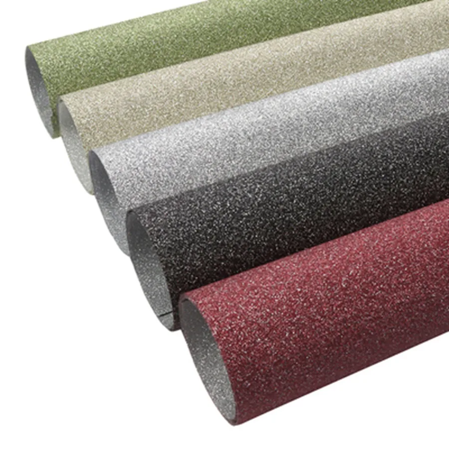 2pcs Glitter Paper 53*100CM Waterproof Craft Paper Floral Wrapping