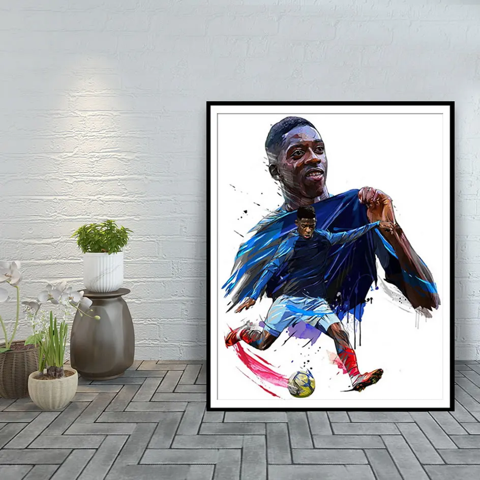 N'Golo Kante настенная живопись на холсте Челси Футбольный клуб Спальня украшение дома плакаты и принты картины