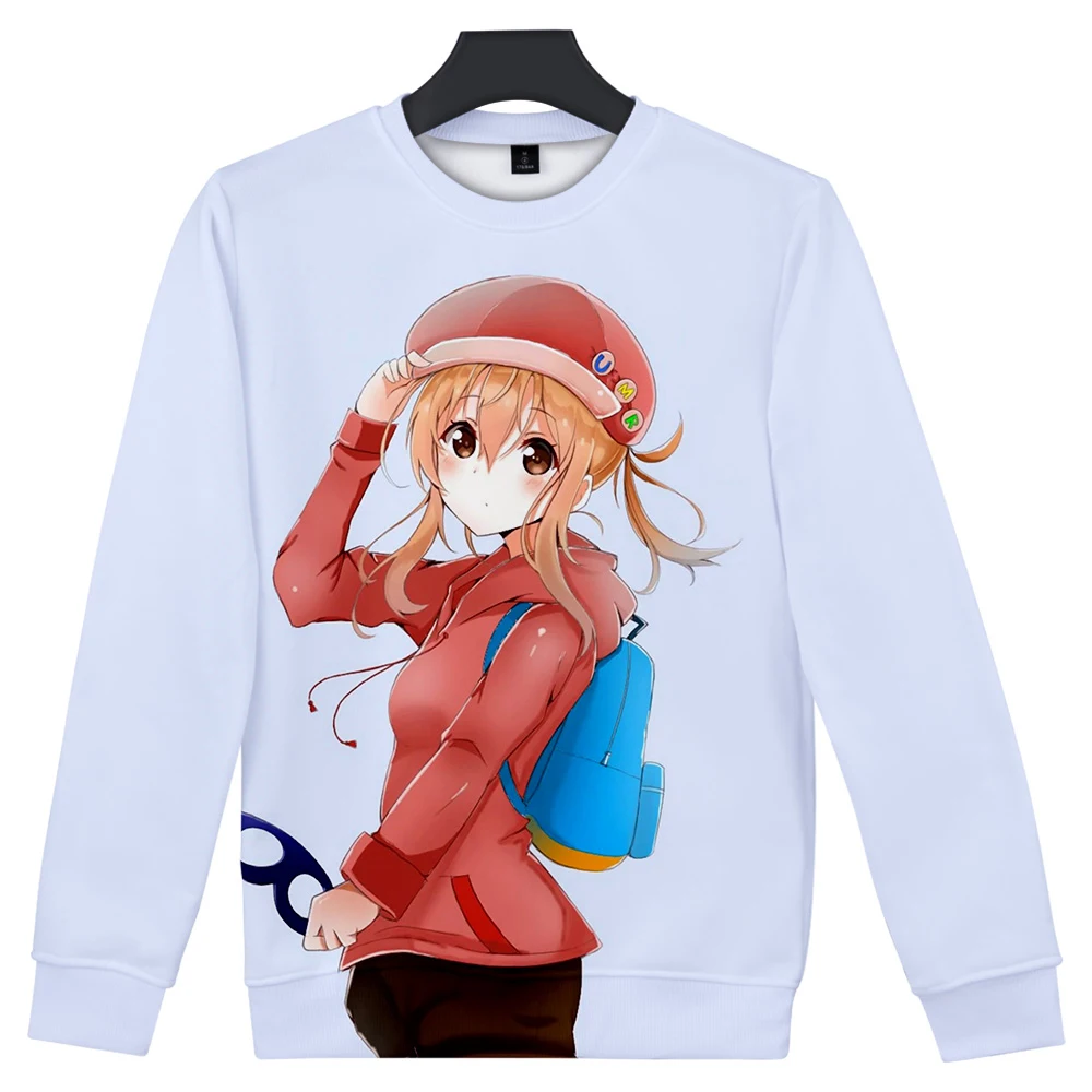 Himouto! Уличная Толстовка Umaru-chan с круглым вырезом и длинными рукавами, хлопковая Толстовка Harajuku, Весенняя Толстовка для женщин