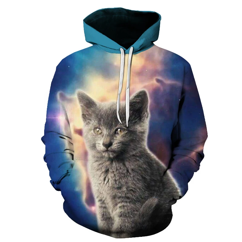 New kitty 3D Hoodies Women/Men Hoody Long Sleeve Trendy Style Hooded Sweatshirts Casual Streetwear Hoodies Pullover pokemon Tops