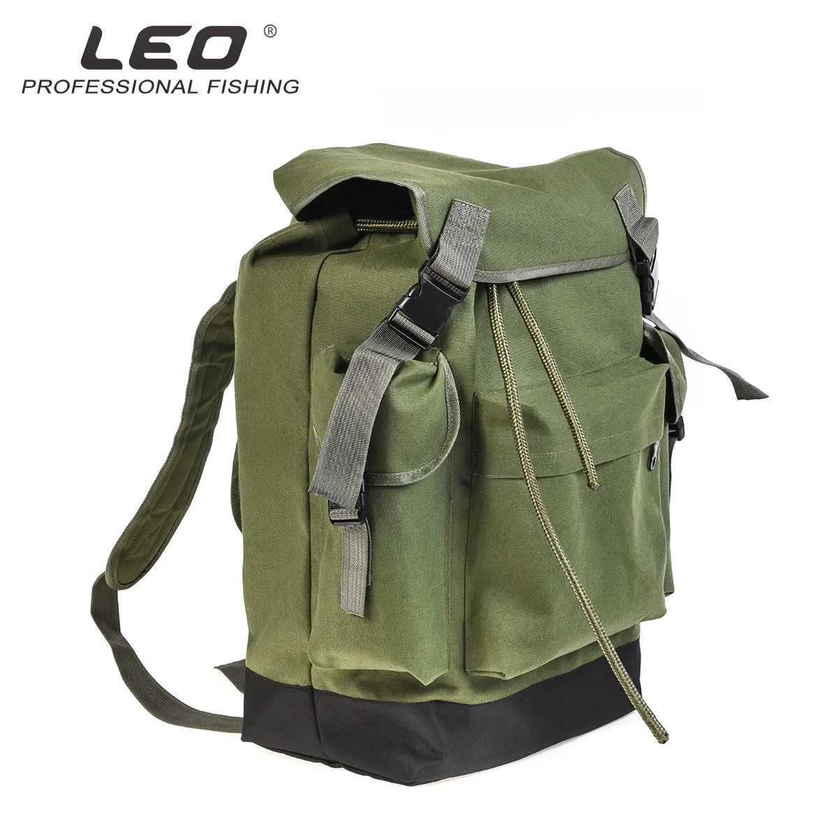 Multifunctional Fishing Tackle Bag 70L Fishing Gear Backpack Water Resistant Outdoor Shoulder Bag for Camping Hiking 45*32*22cm