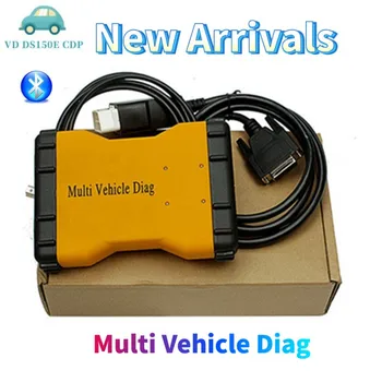 

New Arrivals Multi Vehicle Diag VD DS150E CDP Bluetooth for delphis 2017R1 2016.R0 keygen car truck obd2 Scanner diagnostic tool