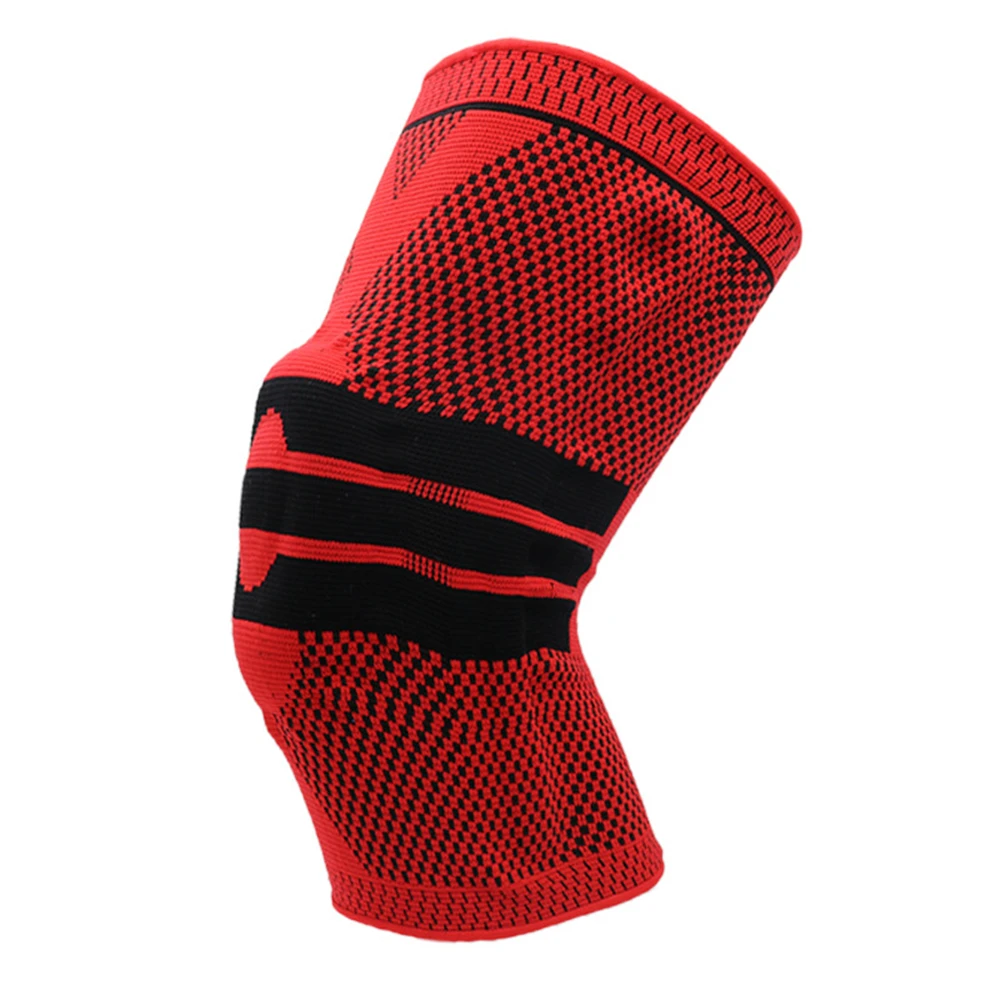 3D ткачество силиконовые наколенники Поддержка брекса Волейбол Баскетбол Meniscus защита колена спортивные предохраняющие наколенники