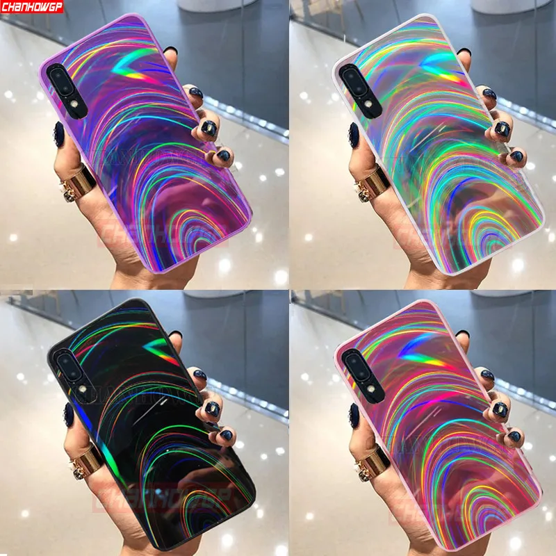 Зеркальный Радужный чехол для Samsung Galaxy A30s A50 A51 A70 A71 A40 A50s A10s A20 s A7 A9 2018 Note10 S8 S9 S10 Plus S20