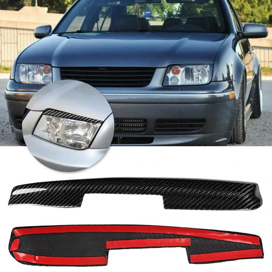 

Carbon Fiber Headlight Eyebrow Trim Sticker Fits for Bora MK4 1999-2004 Practical Accessory Car-styling accessories