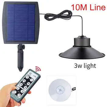 

Adjustable Brightness Remote Control Solar Powered Indoor Chicken Coop With Timer Two Modes Shed Light Led Hanging Waterproof