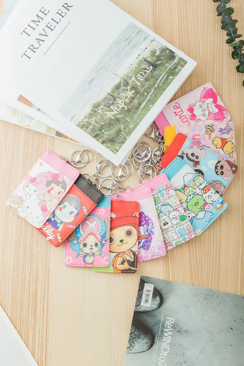 Крутой модный Зонт кошка Мэри Crayon Shin-chan аниме, плюшевая держатель для карт PU мультфильм Кредитные ID Сумки монета автобус карта кошелек девушки горячая новинка