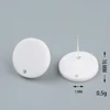 20Pcs/lot 925 Silver Needle Mini Stud Earrings Round Acrylic Colorful Helix Cartilage Tragus Lobe Ear Piercing Jewelry Wholesale 4