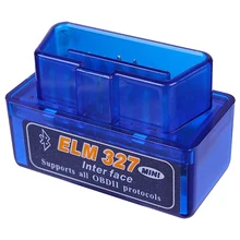 Allways автомобильный мини elm327 Bluetooth OBD2 Elm 327 V 1,5 OBD2 автомобильный диагностический инструмент сканер Elm-327 OBD адаптер