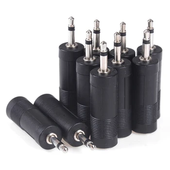 

2/5pcs 1/8 3.5mm Male Plug To 1/4 6.35mm Female Jack Mono Adapter Connector Convertor High Quality