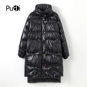 

Pudi Women duck down winter coat lady female multiple colors button causal jacket clothing XM901