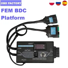 Plataforma de teste módulo fem bdc para bmw cas4 & cas4 + plataforma teste ews4 ews3 plataforma recarregável para bmw ews land rover plataforma