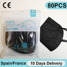 FFP2 Mask Adult Mask KN95 Dustproof Mask FPP2 5 Layers FPP2 Mascarillas Homologada Filter Face Mask FFP2 Protective Mouth Mask